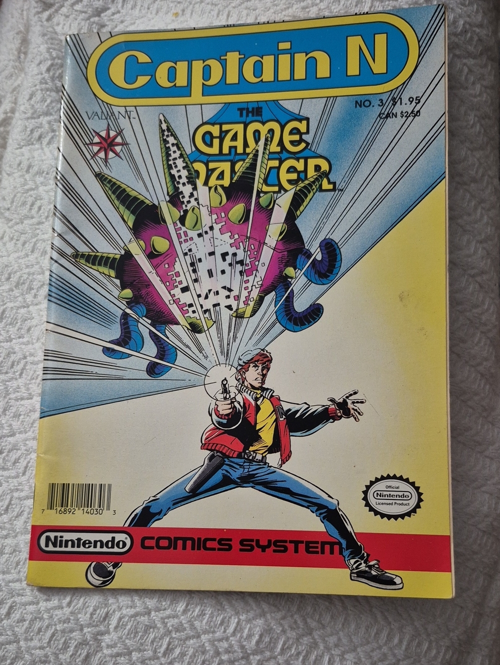 Nintendo Captain N Comic Book - Yellow & Blue Cover